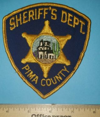 Older Pima County Az Deputy Sheriff Police Patch V2