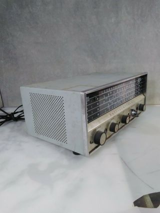 Vintage Hallicrafters S - 120 Shortwave Tube Ham Radio Receiver - Powers On