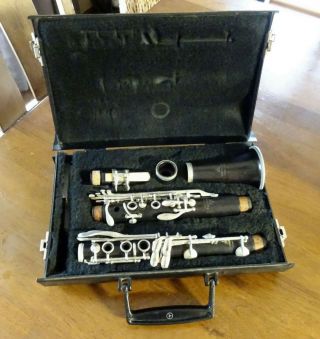 Vintage Leblanc Normandy 4 Wood Clarinet With Case