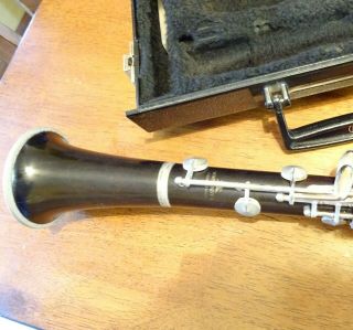 Vintage LeBLANC NORMANDY 4 WOOD CLARINET with Case 3