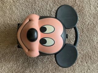Vintage Mickey Mouse Head Alladin Lunch Box No Thermos