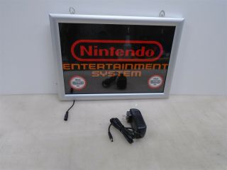 Nintendo Entertainment System Led Frame Display/game Room Light Up Sign