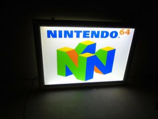 Nintendo 64 LED Frame Display/Game room light up SIGN 2