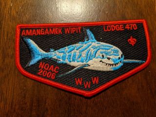 Oa Amangamek Wipit Lodge 470 2006 Noac Flap