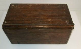 Antique Singer Sewing Machine Puzzle Box Only Dovetailed 1889 1800s