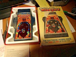 Dd - 1979 Parker Bros.  Wildfire Electronic Pin Ball And Inst.