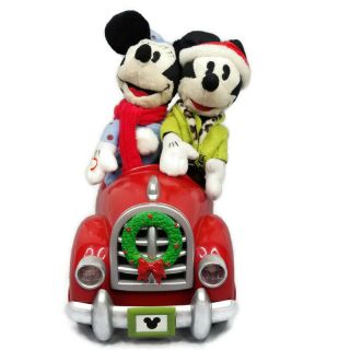 Gemmy Industries Lights Singing Disney Mickey Minnie Mouse Christmas Holiday Car 3