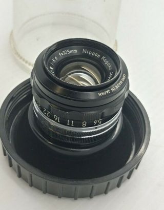 Vintage El - Nikkor F5.  6 105mm Enlarger Enlarging Lens