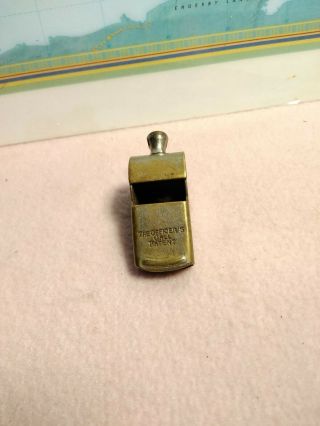 Police Whistle The Officers Call.  Number Three J Bliss Company Made In England