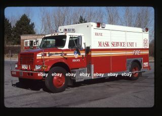 York City Mask Service Unit 1 1997 International Hackneyfire Apparatus Slide