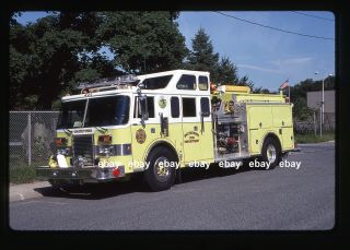 Smithtown Ny 1990 Pierce Lance Pumper Fire Apparatus Slide