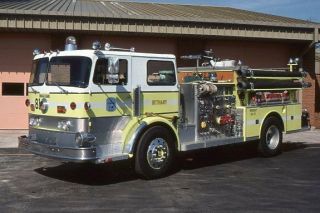 Bethany Md Engine 81 19?? American Lafrance Pumper - Fire Apparatus Slide
