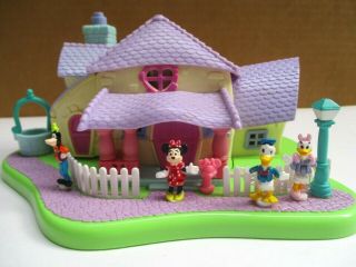 Disney Polly Pocket Bluebird Surprise Birthday Party House Minnie Donald 1995
