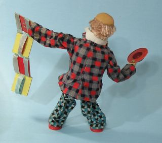 Vintage Battery Operated Toy Battery Powered Clown the Magician 2