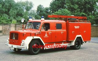 Fire Apparatus Slide,  Engine,  Khd,  Cologne / Germany,  1969 Magirus