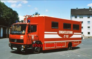 Fire Apparatus Slide,  Communications,  Giessen / Germany,  1996 Mb / Binz / Aeg