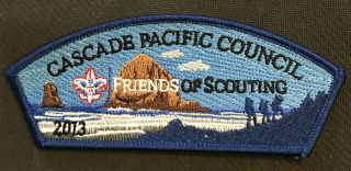 Boy Scout Csp Cascade Pacific Council 2013 Friends Of Scouting Bsa Fos