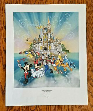Walt Disney Happiest Celebration On Earth Special Edition Framed Print 2005
