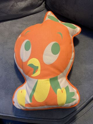 Orange Bird Disney Decorative Pillow