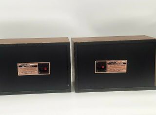Vintage Pair BOSE 301 Series II Bookshelf Direct Reflecting Speakers 2