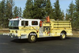 Spokane County Wa 1974 Ward La France Ambassador Pumper Fire Apparatus Photo