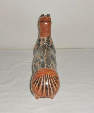 Vintage Tonala Mexican Pottery Folk Art Horse Figurine Hand Painted Figurine 2