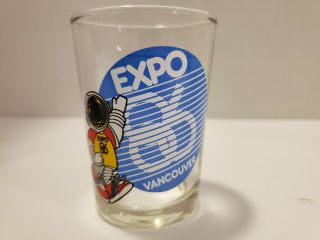 Vintage Expo 86 Vancouver Glass Spacesuit Ernie Retro Canada
