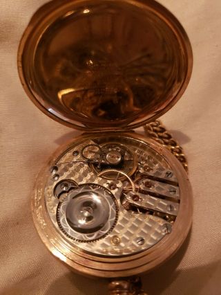 Vintage Burlington Special Pocket Watch 19 Jewel Gold Filled Runs Well Jouam