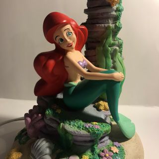 Hampton Bay Dinsey’s The Little Mermaid Ariel Lamp Disney Princess Light (great)