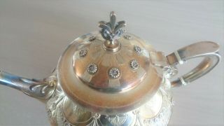 Estate Tiffany and Co Sterling Silver Antique Tea Pot Union Square 1513 4