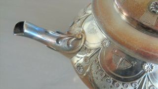 Estate Tiffany and Co Sterling Silver Antique Tea Pot Union Square 1513 5