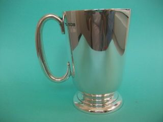Extra Large Solid Silver,  Just Over 1 Pint Beer Tankard/ Mug,  Sheffield 1928