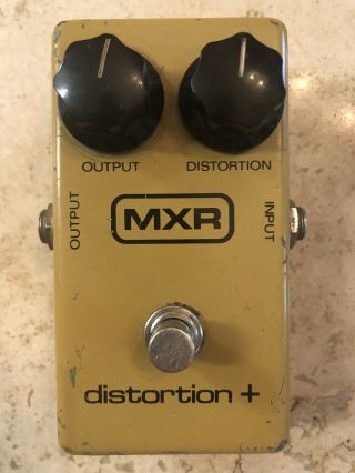 Vintage 70’s Mxr Distortion Plus,  Marshall Plexi Tone Pedal 1980