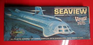 Aurora Seaview Submarine 1966 Vintage Model Voyage To The Bottom Of The Sea Mib