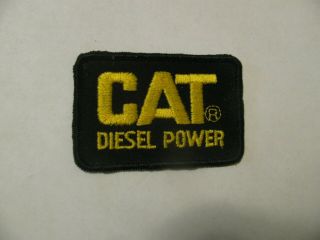 Vtg Cat Diesel Power Auto Patch 3 " Nos Stock