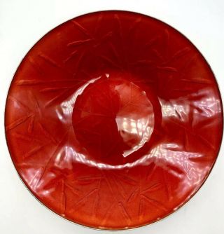Rare Vtg David Andersen Norway Red Enamel Sterling Silver 5.  5 " Bowl Dish 116.  7g