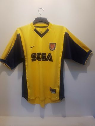 Arsenal Football Club Away Shirt 1999 - 2000 Vintage Size Medium