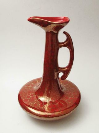 Vintage Australian Studio Pottery Jug Ewer Vase Ellis Mid Century