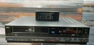 Vintage Nec N925u Vcr Vhs Cassette Recorder Fully