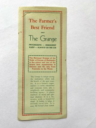 Grange,  Patrons Of Husbandry,  1950s The Farmer 