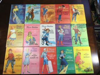 1960’s Hardcover Trixie Belden Mystery Books Set 1 - 15 Whitman Very Good Vintage