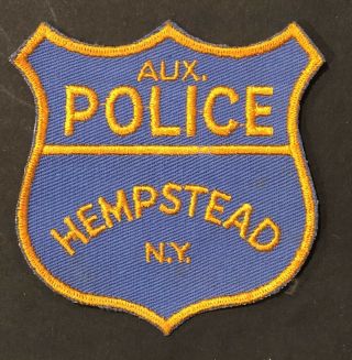 Hempstead York Auxiliary Police Patch Nassau County - Vintage
