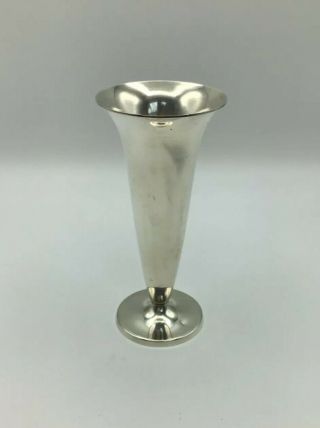 Vintage - Tiffany & Co.  - 6 " Trumpet Vase - Sterling Silver