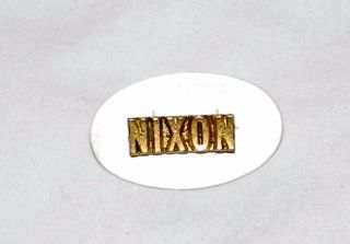 1960 Richard Nixon For President Campaign Tie Hat Lapel Pin