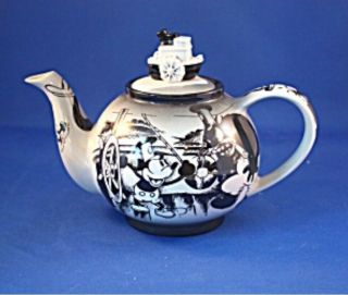 Steamboat Willie Teapot.  Designed By Paul Cardew For Disney.  18oz 2cup Teapot.