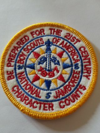 Boy Scout 1997 1937 Be Prepared Character Counts National Jamboree Pocket Patch