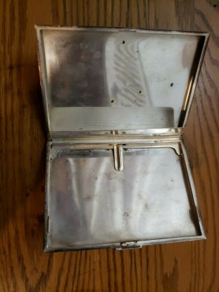 German WWII Vintage Sterling Silver Bremen Enclave Cigarette Case 3