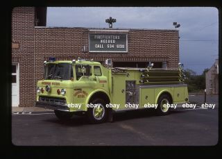Whitehouse Nj 1978 Ford C Hamerly Pumper Fire Apparatus Slide