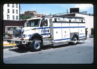 York City Police Malt 4 2002 International Saulsbury Fire Apparatus Slide