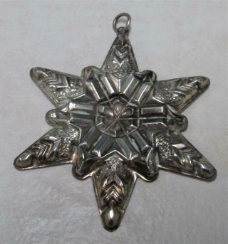 Vintage Gorham 1970 Sterling Silver Star Ornament 18.  7 Grams 1 - A844